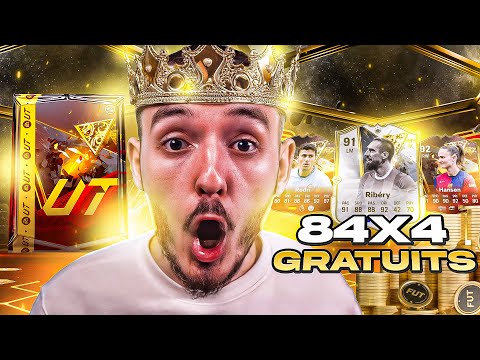 OHHH !! J'OUVRE des PACKS 84x4 GRATUITS "CENTURIONS" - FC 25 Ultimate Team