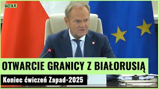 Polska otwiera granicę z Białorusią! Tusk przekazał datę | Gazeta.pl