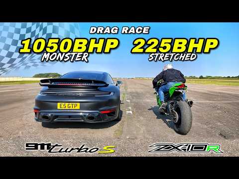 STREET KINGS.. STRETCHED ZX10R vs TUNED 911 TURBO S