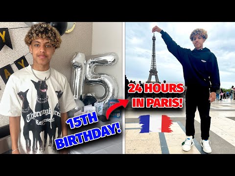 TASH'S BIRTHDAY SURPRISE TRIP!! | 24 HOURS IN PARIS!!