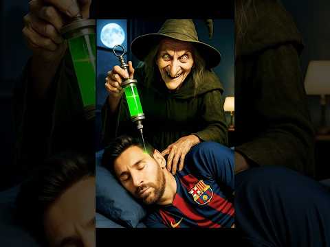 🧙‍♀️💉😱 Messi’s Hair Falls Out After a Magical Injection from an Old Witch!