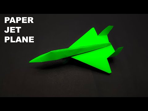 How to make a Paper Airplane that flies Far 1000 Feet - paper airplane easy