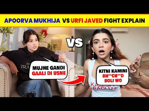 Apoorva Mukhija vs Urfi Javed Fight Explained 😱 | What Happened After The Traitor Show Drama?