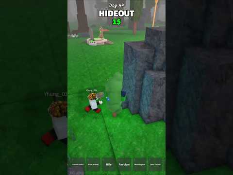 Hideout $1 vs $100 #roblox #99nightintheforest