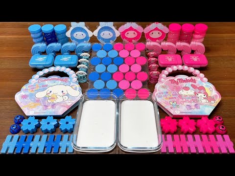 Slime Mixing Battle: Blue Cinnamoroll vs Pink My Melody! ✨ #51