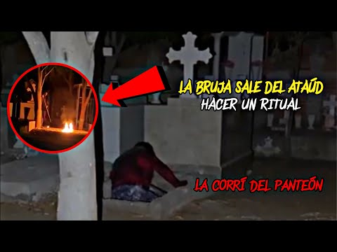 LA BRUJA ANCIANA SALE DE SU TUMBA PARA REALIZAR UN RUTUAL |