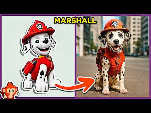 🚁🐶🚓 PATRULHA CANINA | 🔊 ADIVINHE PELA VOZ | Como seria os personagens na vida real | #quiz #macaquiz
