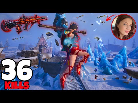 OMG!😍 NEW MODE BEST AGGRESSIVE RUSH GAMEPLAY ICEMIRE FRONTIER MODE 🔥 BEST GIRL PLAYER | Pubg Mobile