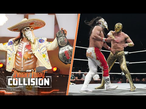 AEW Collision HIGHLIGHTS: Bandido vs Mascara Dorada for the ...