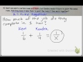 Distance, Rate, and Work Problems