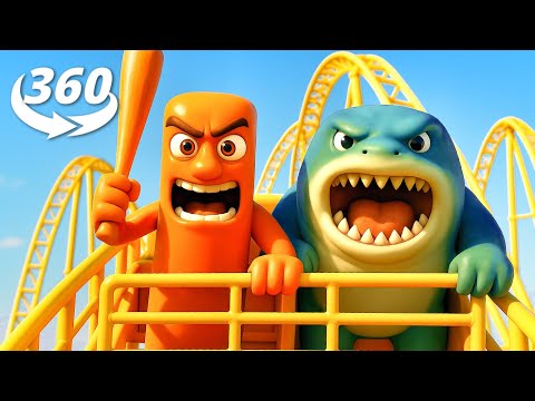 Brainrot Italian Animals on a Roller Coaster?! (360 VR Video You Won’t Believe!)