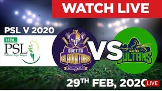 Pakistan Super League Live Streaming _ PSL Live Match _ PSL 2020 Live