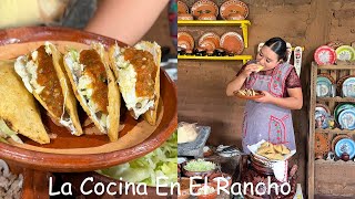 Quesadillas Fritas Mexicanas Bien Doraditas | La Cocina en el Rancho