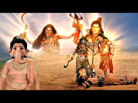 माता काली और महादेव में किया अंधकासुर का वध  || Vighnaharta Ganesh || @prabhuleela