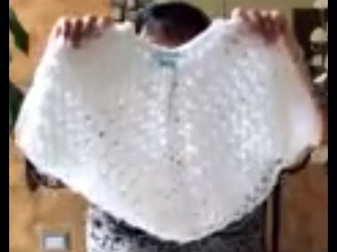 🌼🌼🌼 [PARA NIÑA] CÓMO TEJER ESTA CAPITA O PONCHO PARA PRIMERA COMUNIÓN O FIESTA / GANCHILLO FÁCIL 🌼🌼🌼