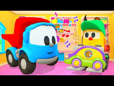 La chanson sur Lifty le chariot élévateur | Dessin animé pour enfants | Léo le camion curieux