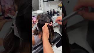 Como fazer um coque escama de peixe.