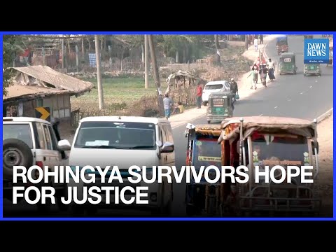 YouTube video thumbnail: Rohingya Survivors Hope For Justice Amid ICJ Genocide Hearing On Myanmar