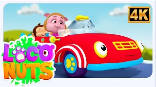 Driving Down The Road, Vehicle Song & Preschool Rhymes for Kids