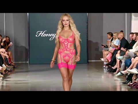 Honey Birdette Lingerie Runway Fashion Show at the W Hotel Hollywood Second Look Model Tia Goossen