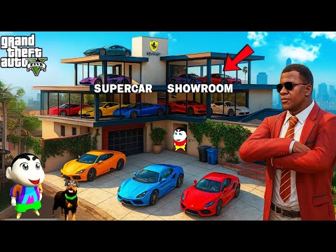 GTA 5: Franklin & Shinchan Collected Luxury Supercars For Their Showroom! 🚗💎 | GTA 5 Bangla Gameplay