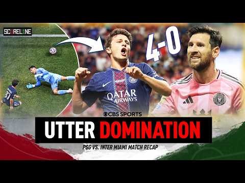 PSG DISMANTLE Inter Miami and Lionel Messi in Club World Cup Round of 16 | Match Recap | Scoreline