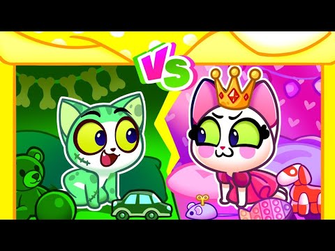 👸 Princess VS Zombie Secret Rooms Song 🧟 Monster Kids Cartoons 🎵