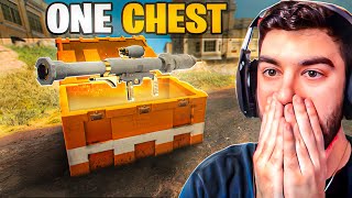 the *ONE CHEST* CHALLENGE on REBIRTH ISLAND WARZONE!