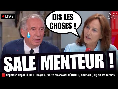 🟥 Ségolène Royal ALLUME Bayrou, Dominique de Villepin FRAPPE FORT, Pierre Moscovici DÉRAILLE !