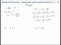 Evaluating Expressions and Operations