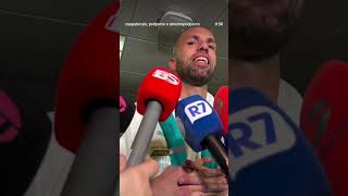 Marcelo Lomba se emociona pos jogo contra a Chape , Hoje me tornei um palmeirense