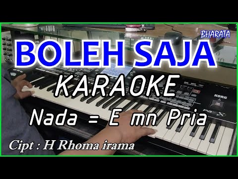 BOLEH SAJA - H Rhoma irama - KARAOKE DANGDUT COVER Pa3x