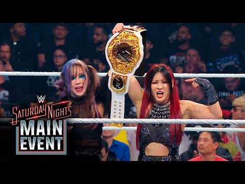 IYO SKY CAMPEONA en SATURDAY NIGHT MAIN EVENT 2024 | WWE SATURDAY NIGHT MAIN EVENT 2024