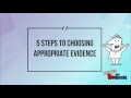 Choosing and Using Evidence in Writing