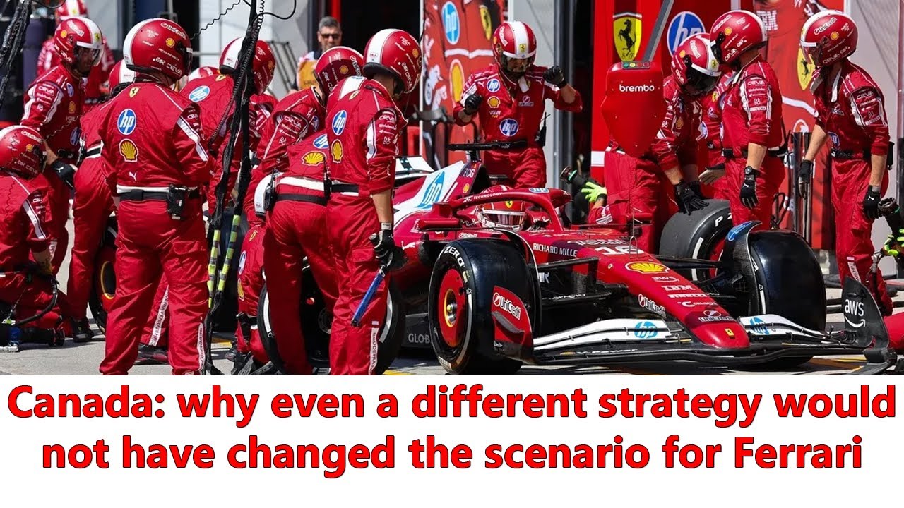 Ferrari SF25: why a different strategy for Charles Leclerc wouldn’t have changed F1 Canada GP result