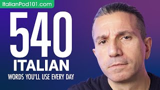 540 Italian Words You'll Use Every Day - Basic Vocabulary #94