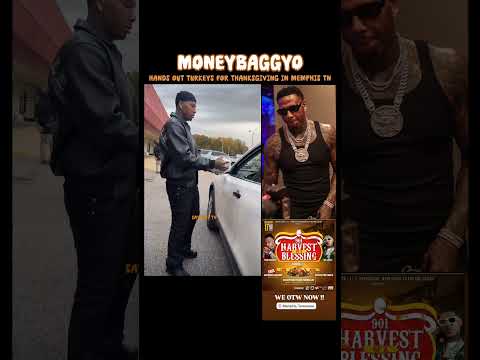 MoneyBaggYo Gives Back To The Community With Turkey Drive.