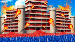 NI DIOS CONQUISTA ESE CASTILLO | TOTALLY ACCURATE BATTLE SIMULATOR