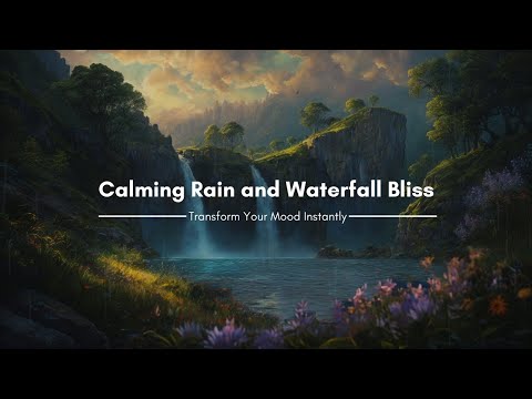 Experience Tranquility: Calming Rain and Waterfall Bliss to Transform Your Mood Instantly!