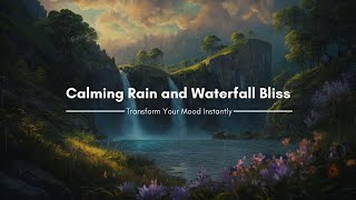 Experience Tranquility: Calming Rain and Waterfall Bliss to Transform Your Mood Instantly!