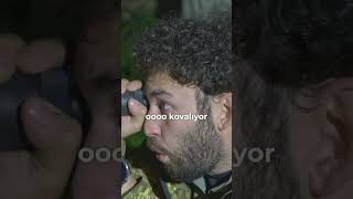 Yaban domuzu vahşi doğadaki kurda saldırıyor! Kurt domuzu tuzağa çekiyor