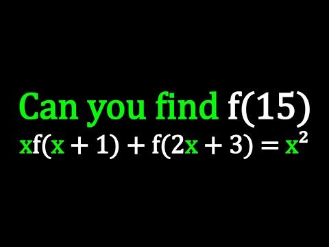 A Fun Homemade Functional Equation