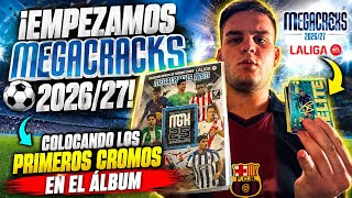 EMPEZAMOS MEGACRACKS 2026/27! ⚽ Colocando los PRIMEROS CROMOS en el ÁLBUM