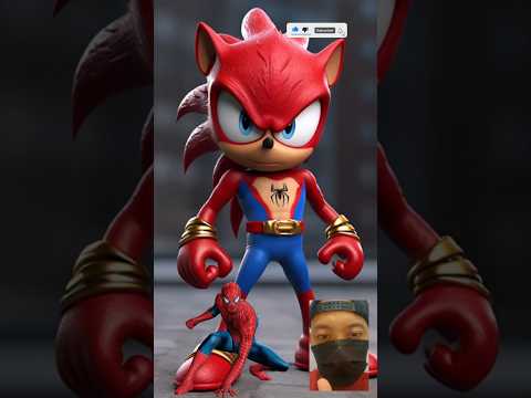 Superheroes but Sonic 💥 All Characters #avengers #shorts #marvel