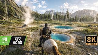 [8K] RDR2 RTX 5090! - Insane Visual upgrade!! This game still holds up with RAYTRACING and 100+Mods