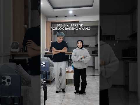 BTS BIKIN DANCE ROBLOX😱ADAM DIAJARIN TAPI MALAH MARAH KE SYIFA🥲