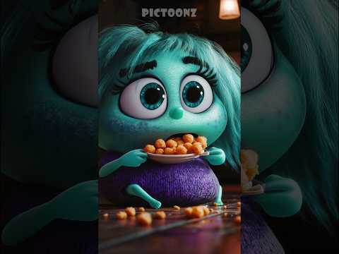 Inside Out 2 Mukbang GONE WRONG! 🍔🍟 + Evil Joy | (Cartoon Animation)
