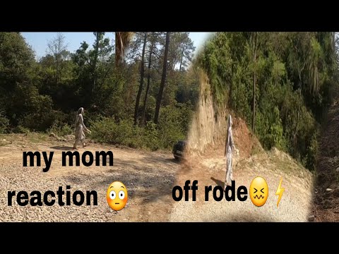 MY MOM FIRST TIME RIDE ON MY DUKE 200 🔥 ⚡!!MOM REACTION 😳!!KYA OFFRODE HA 😖😖!! #motovlog #ktm