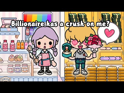 A billionaire has a crush on me 🥶💖💵| Toca Sad Story | Toca Life World | Toca Boca