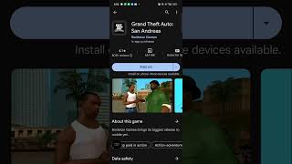 Buying GTA SANDANDREAS IN MOBILE